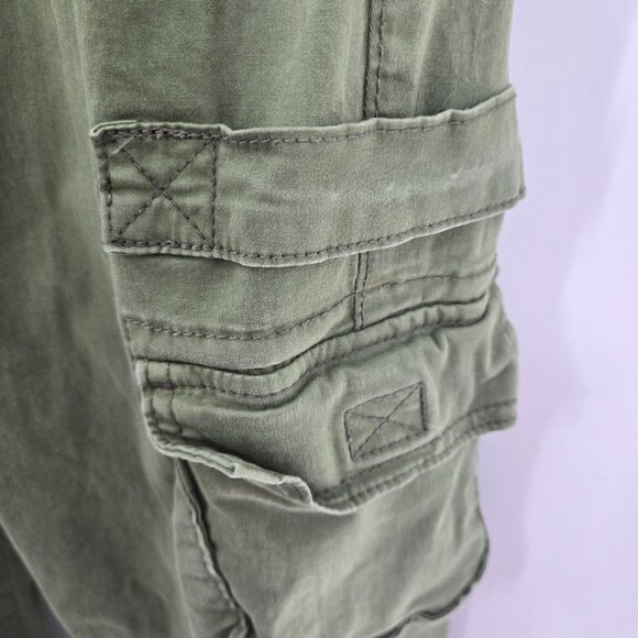 Lovegen Green Cargo Ulility Military Style Pants Size 3/27 Juniors - Picture 11 of 15